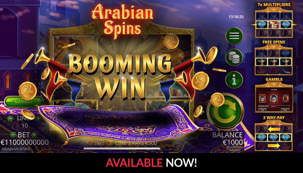Arabian Nights Booming Games