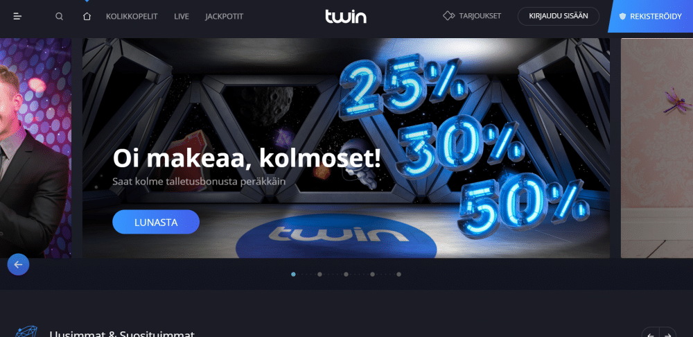 Upouuusi Twin kasino tekee vaikutuksen