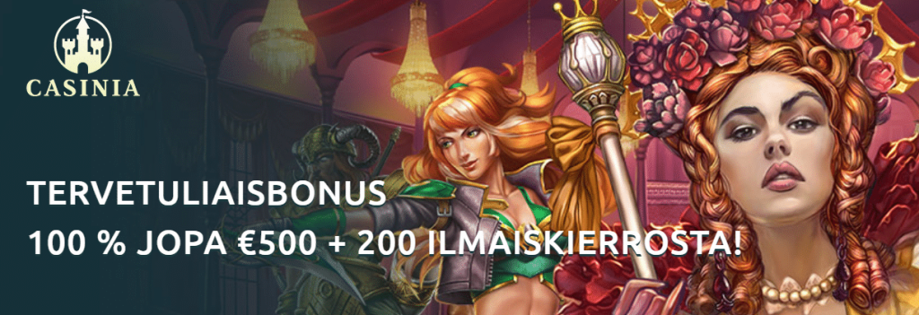 Casinia on lanseerattu – saatavilla yli 1 000 peliä!