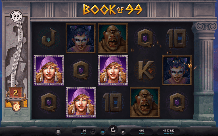 Spel på Book of 99.