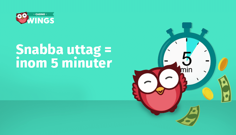 En bild som visar hur snabbt det kan gå att ta ut pengar