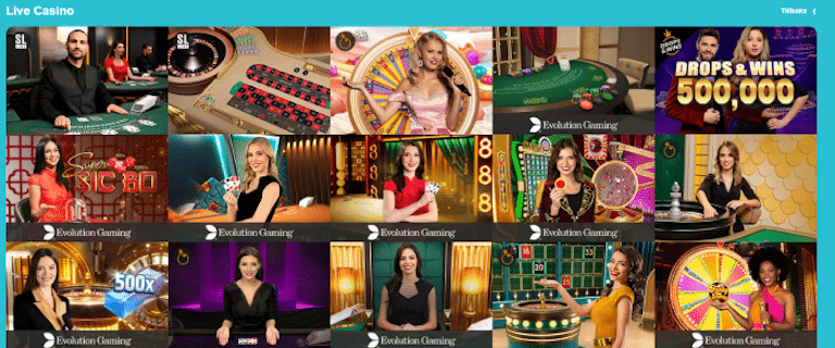 livespel hos fun casino