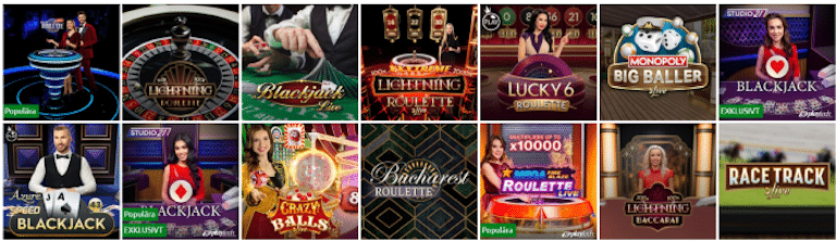 knightslots livecasino lobby