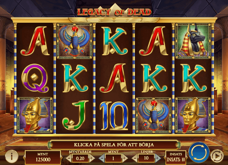 Legacy of Dead slot