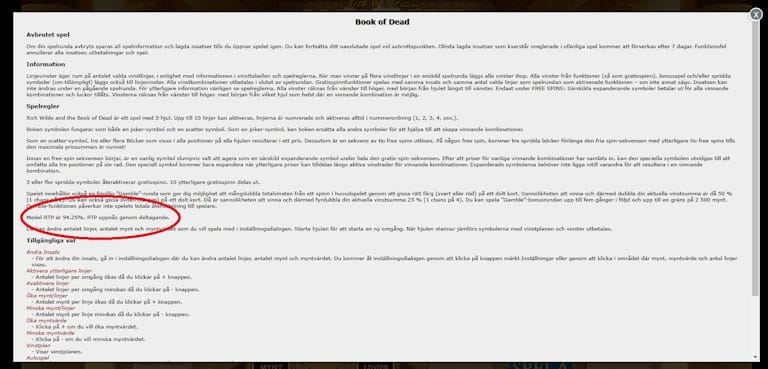 book of dead rtp2