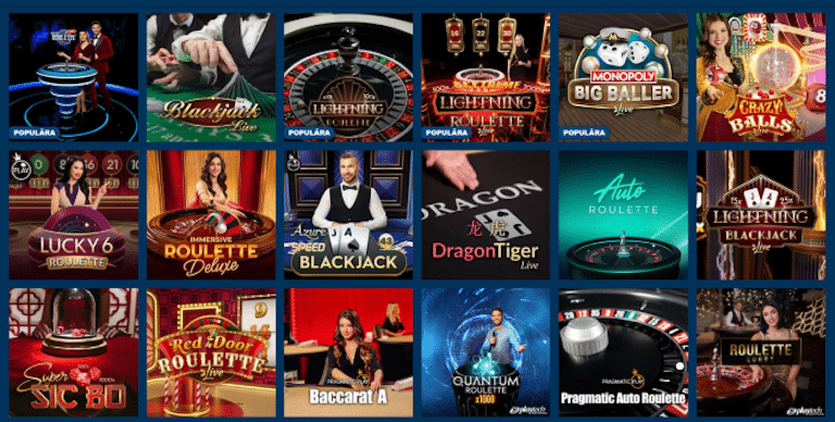 bild som visar turbonino livecasino lobby