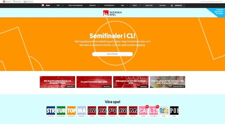 Så här ser Svenska Spel ut