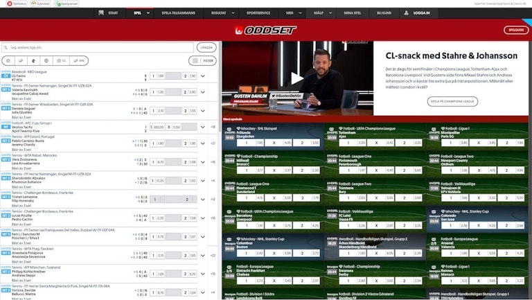 Stort utbud av betting hos Svenska Spel