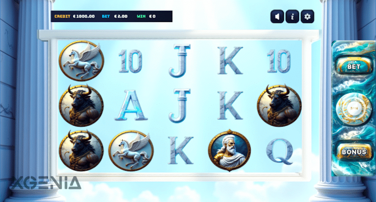 Bild som visar ett exempel på en slot skapad helt av AI