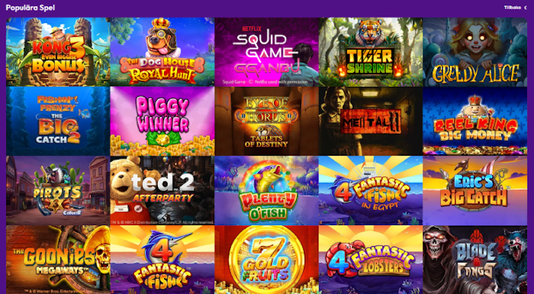 Bild på Yako casino populäraste slots